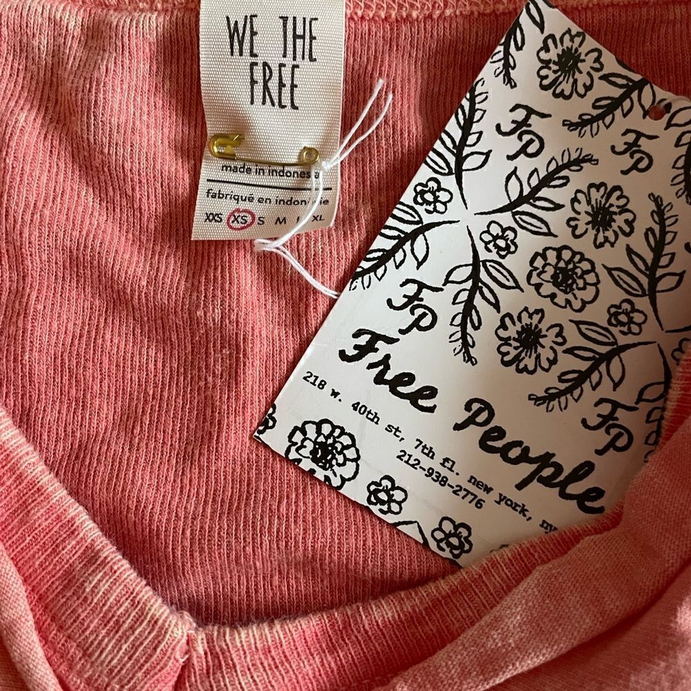 FREE PEOPLE Girl Talk Ruffle Top XS - Picture 5 of 6